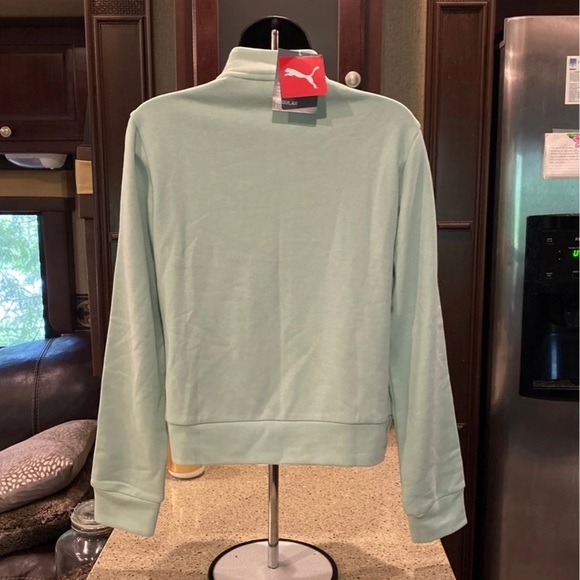 NWT Women’s Puma Zip Up Jacket In Mint Size Small - Picture 10 of 12